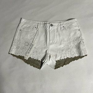 Blank NYC The Little Queenie Vegan Leather Shorts